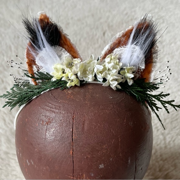 ‘Foxelle’ Fox Ears Photo Prop Headband - Picture 7 of 10